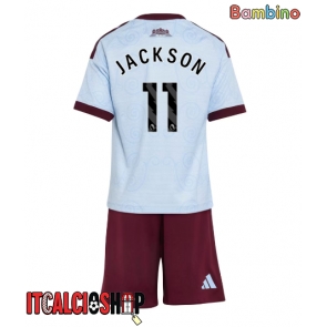 Aston Villa Nicolas Jackson #11 Terza Maglia Bambino 2026-27 Manica Corta (+ Pantaloni corti)